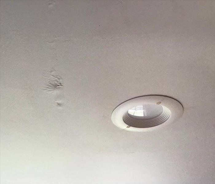 water leaking from light fixture 